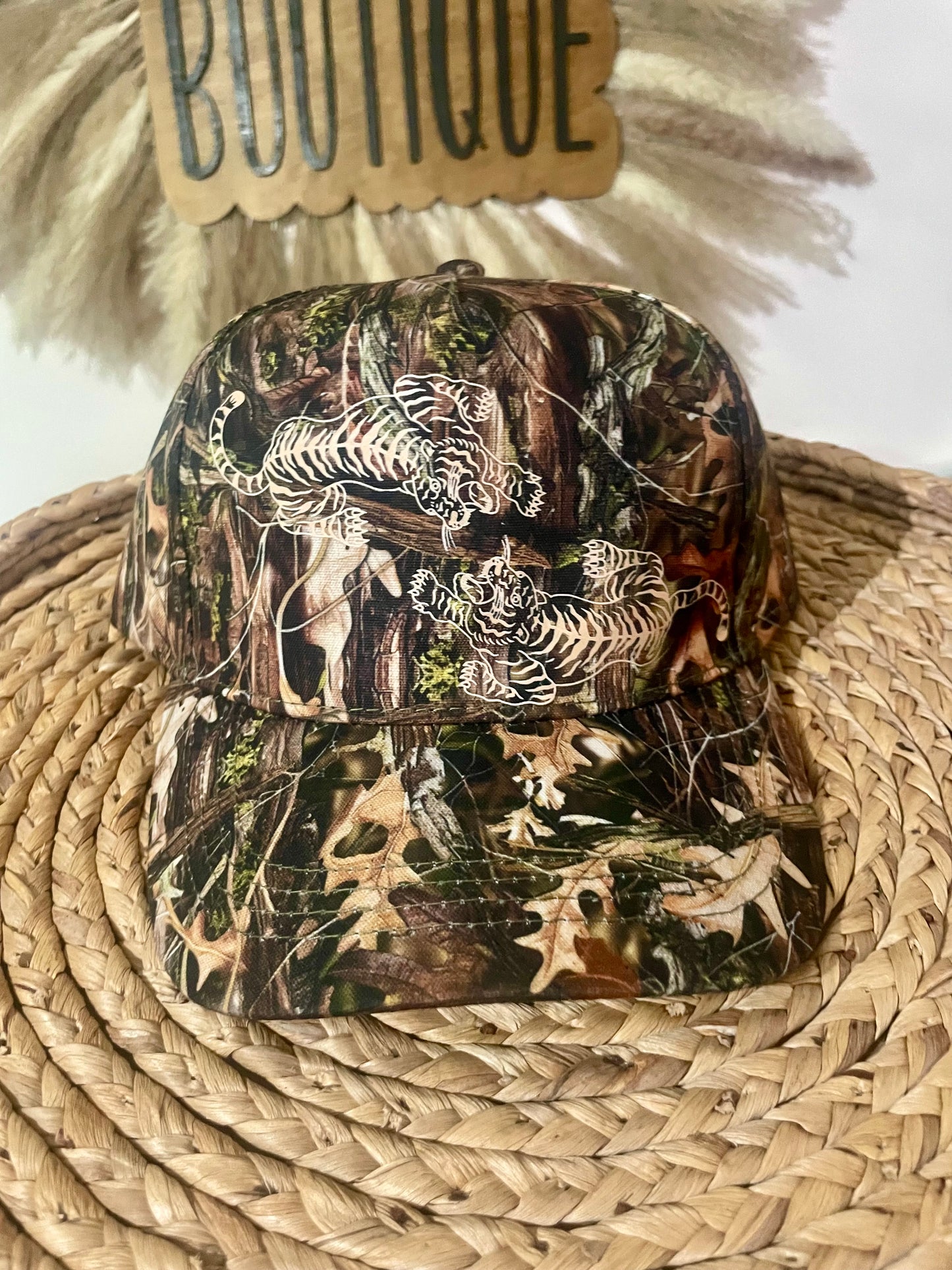camo tigers hat