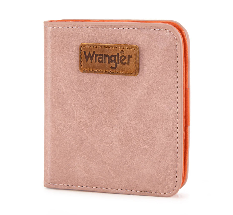 pink wrangler bi-fold wallet/card holder