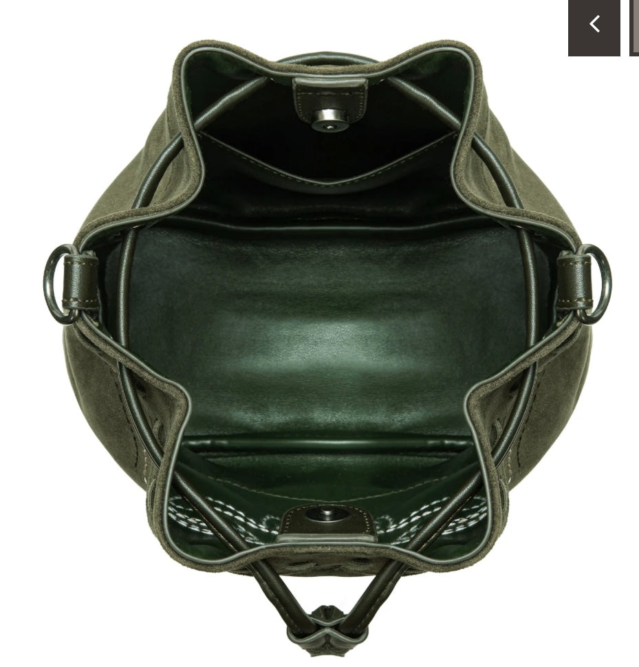boot stitch fringe crossbody