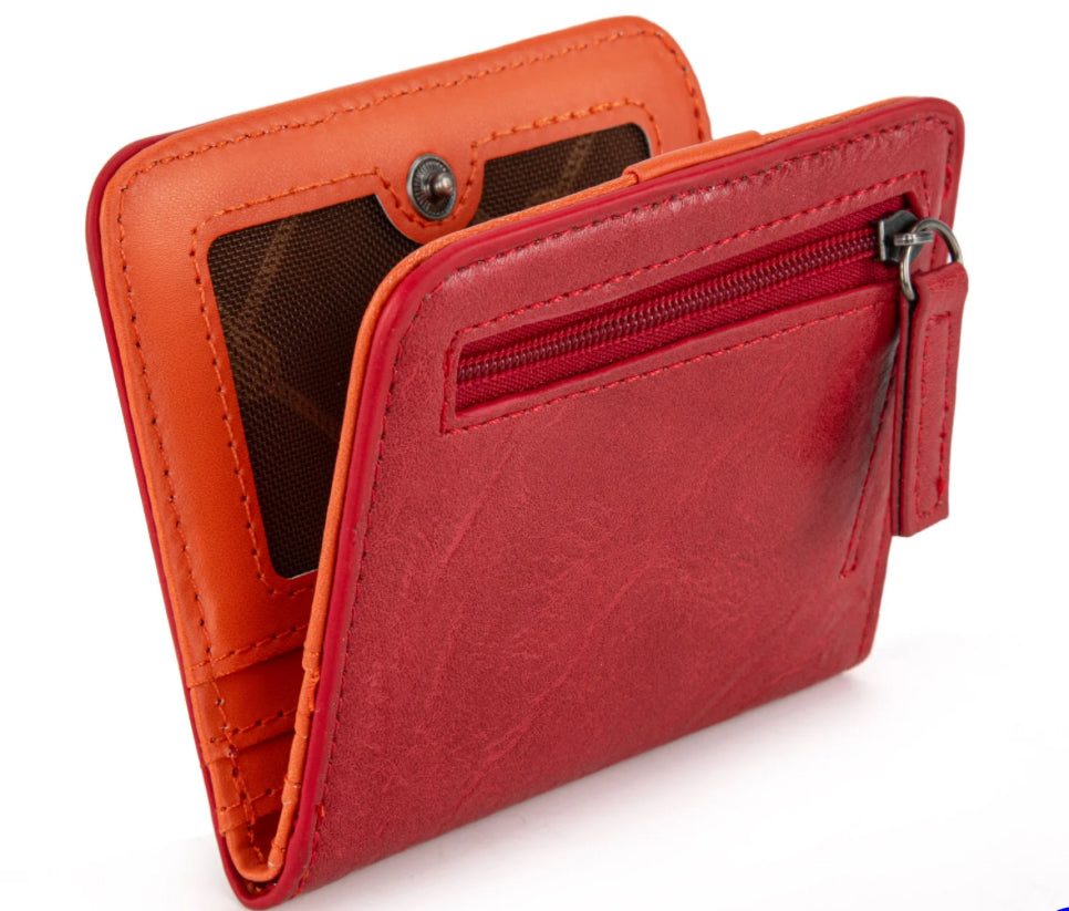 red wrangler bi-fold wallet/card holder