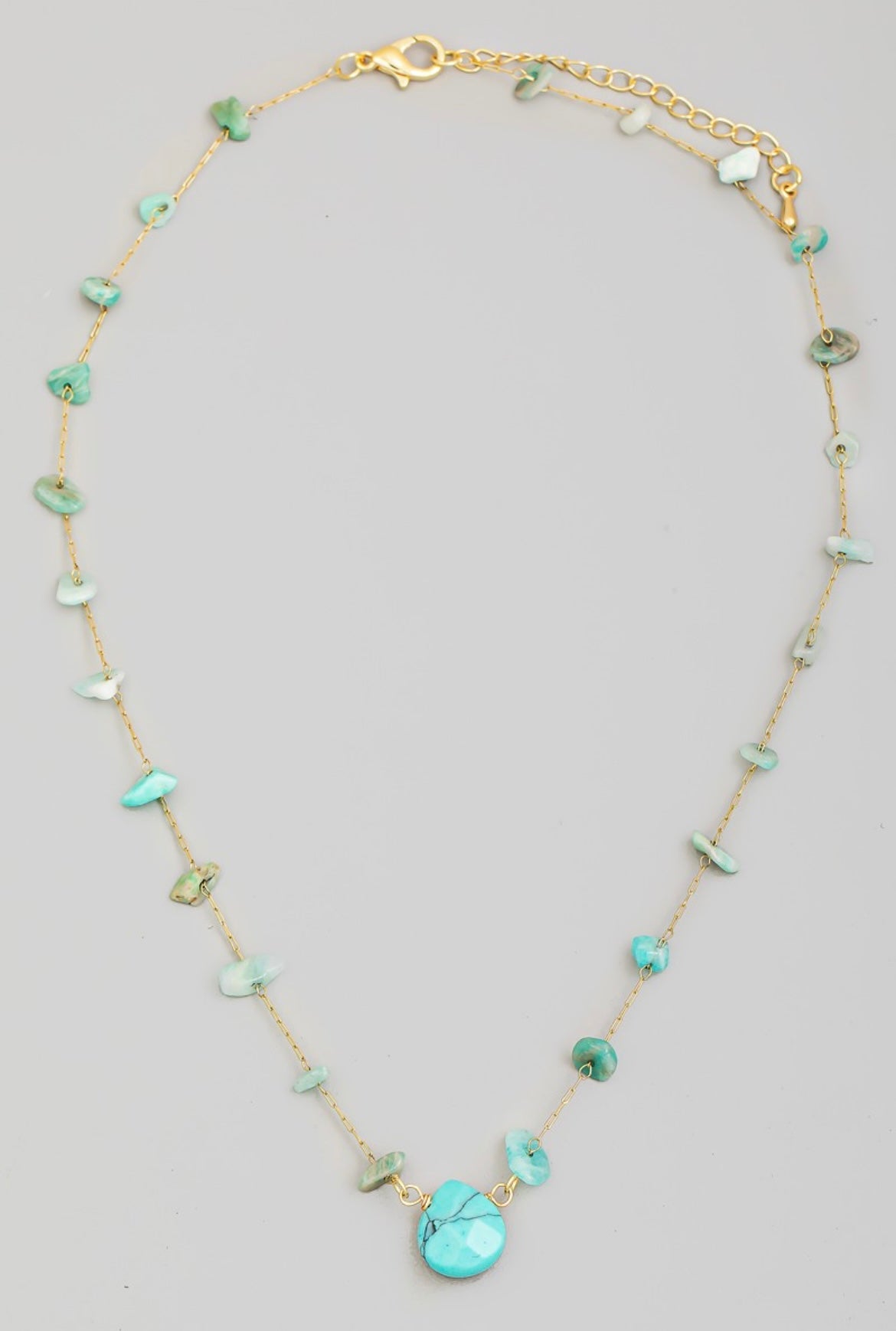Turquoise Stone Necklace
