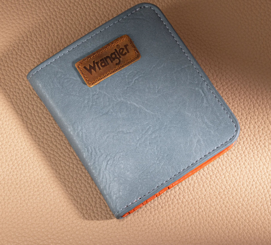 jean wrangler bi-fold wallet/card holder
