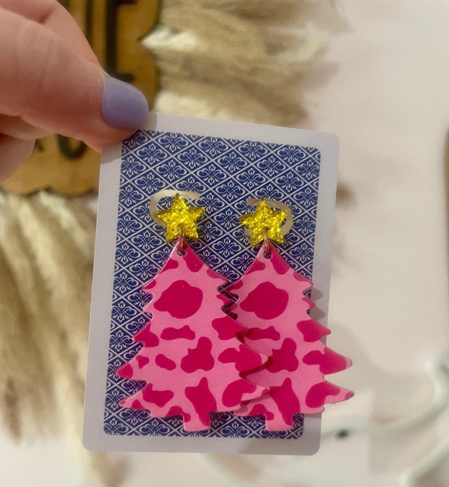 pink leopard trees