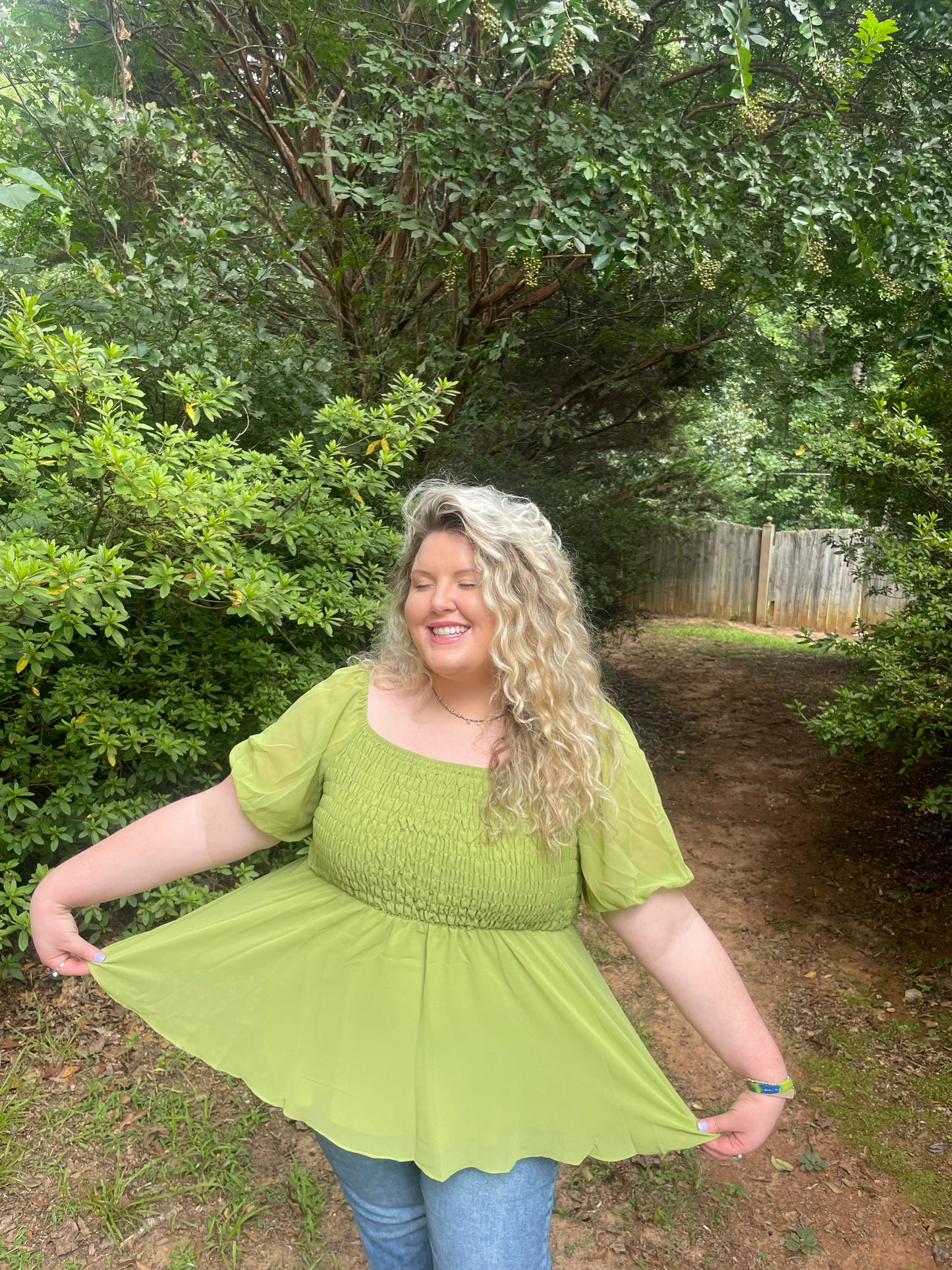 good in green top