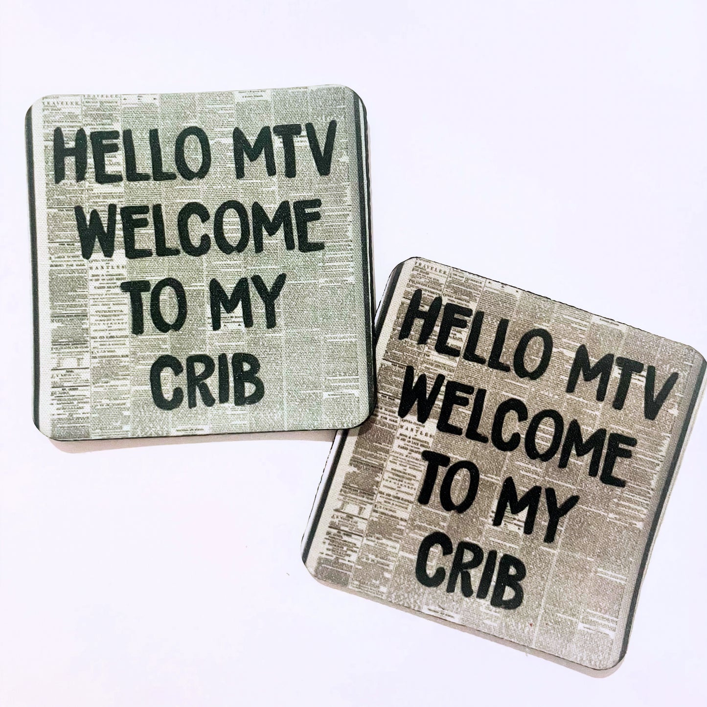 welcome to my crib coasters