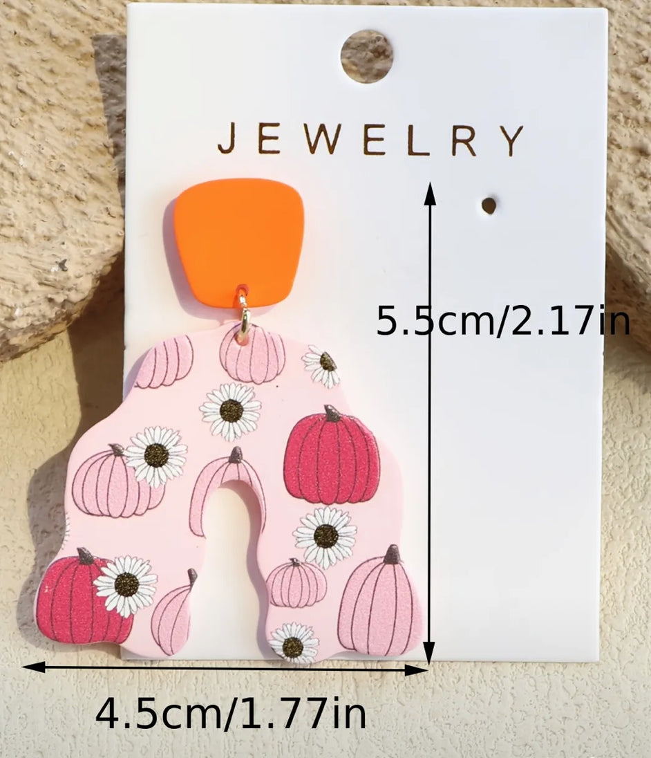 floral pumpkins