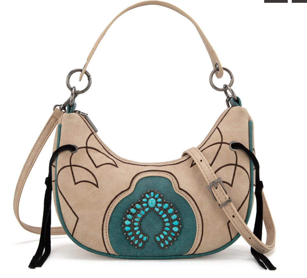 concho crescent crossbody