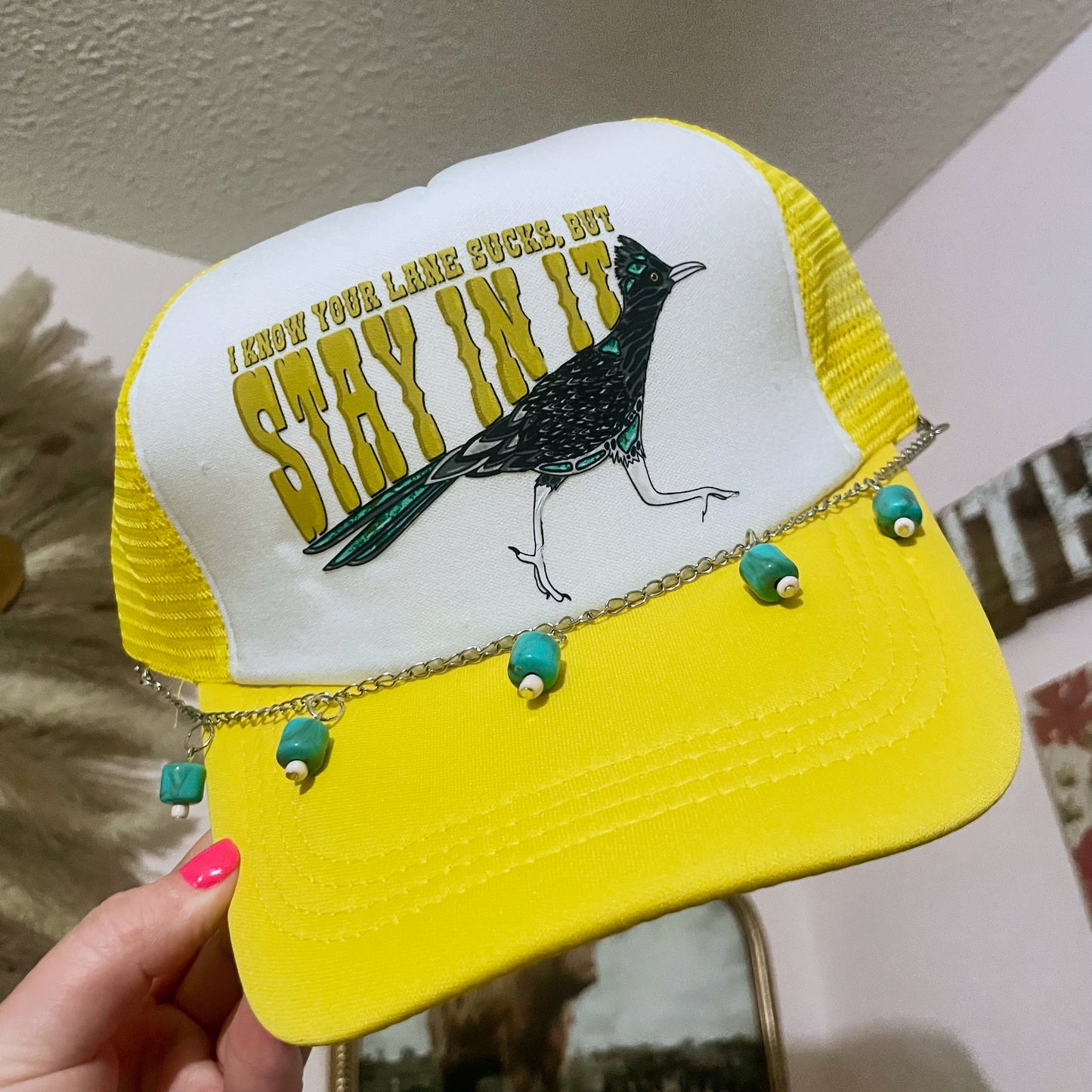 stay in it trucker hat