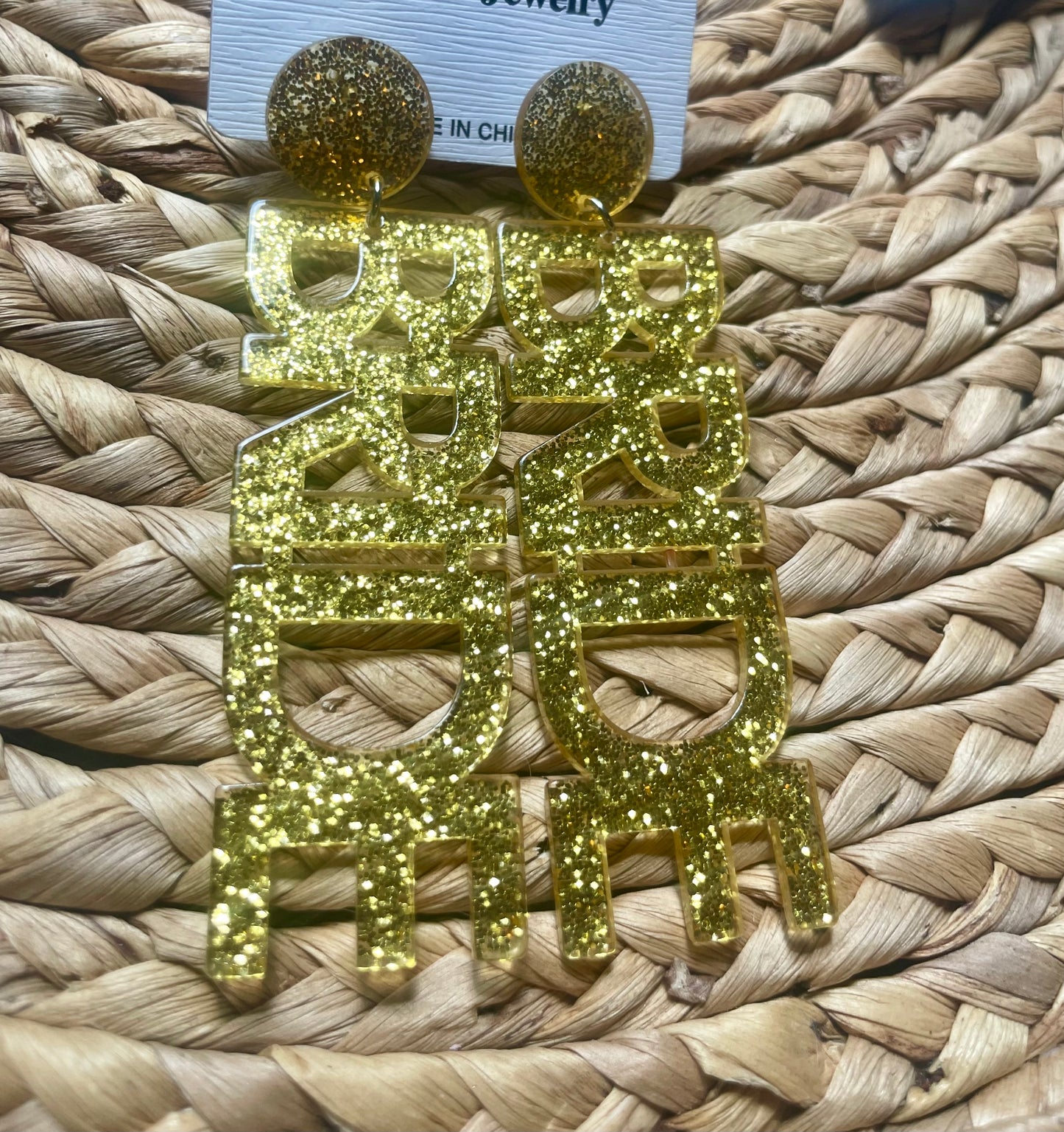 gold & glittered bride