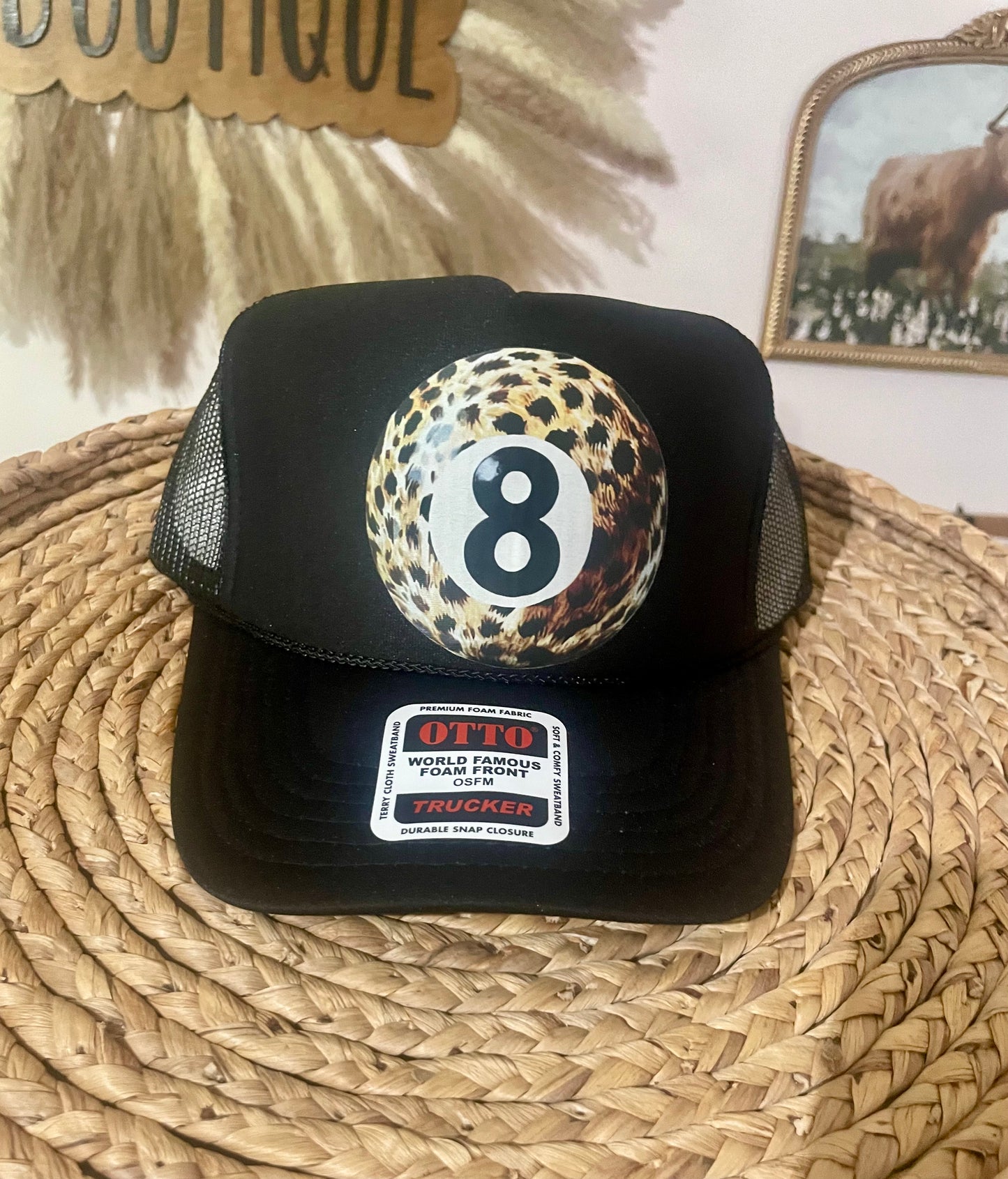 eight ball hat