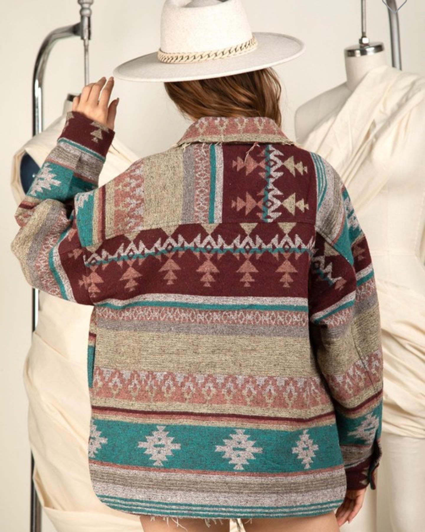 aztec shacket