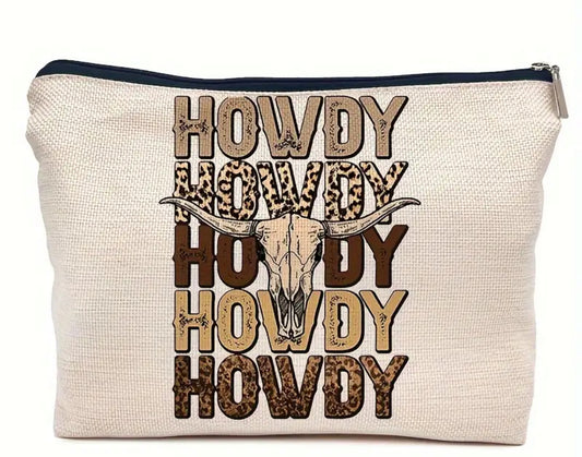 howdy cosmetic bag