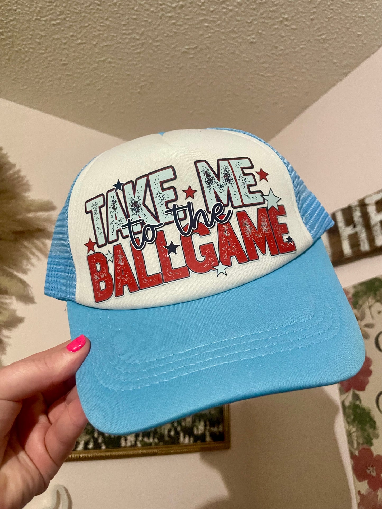 ballgame trucker hat