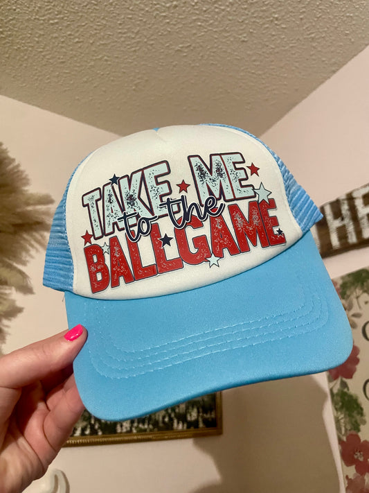 ballgame trucker hat