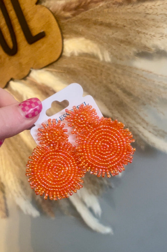 orange you glad earrings