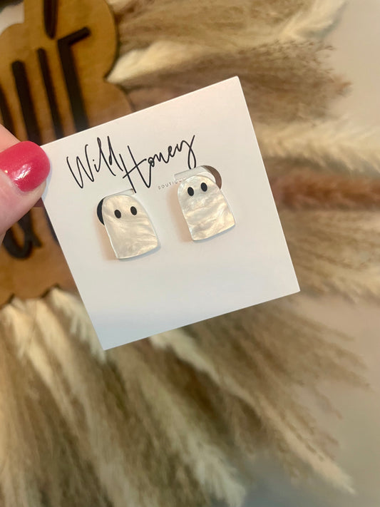 ghost earrings