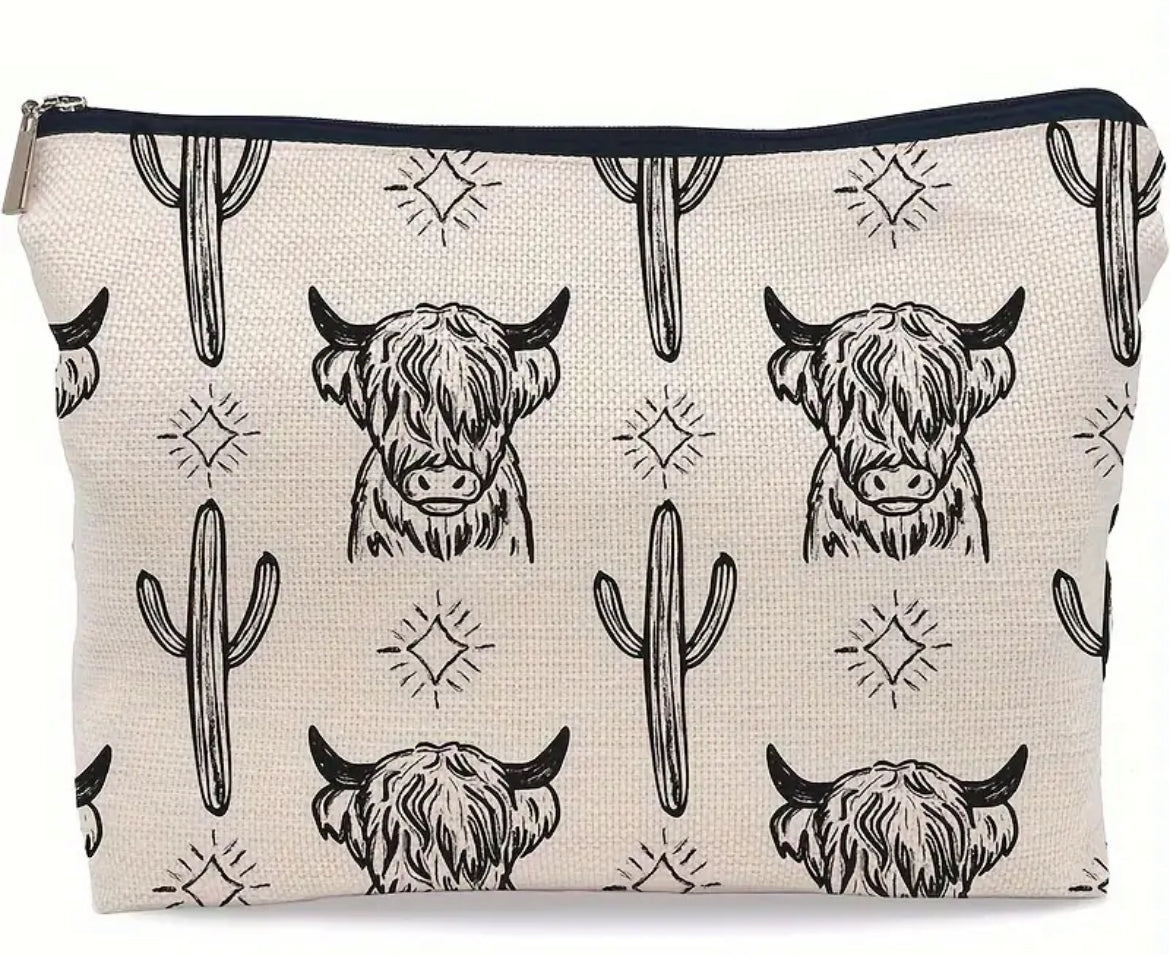 western cosmetic bag