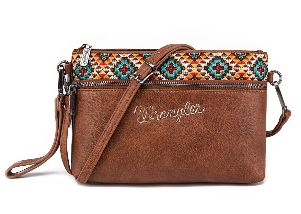 Aztec Embroidered Crossbody