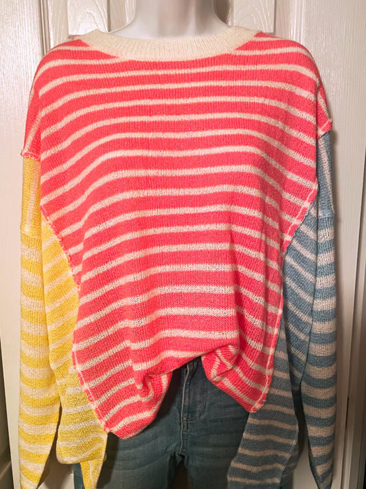 bright + comfy sweater