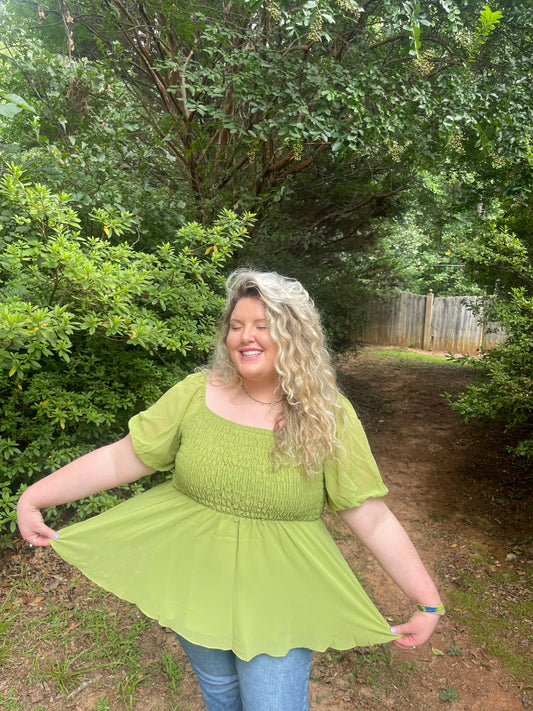 good in green top