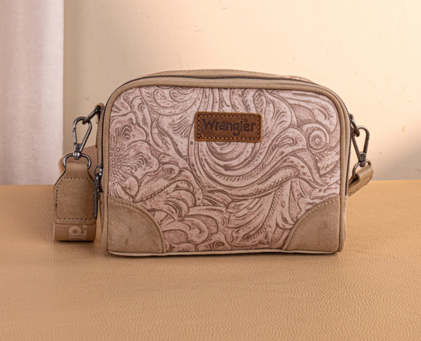 vintage floral wrangler crossbody