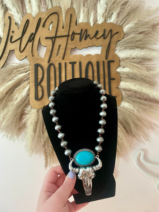 turquoise + skulls