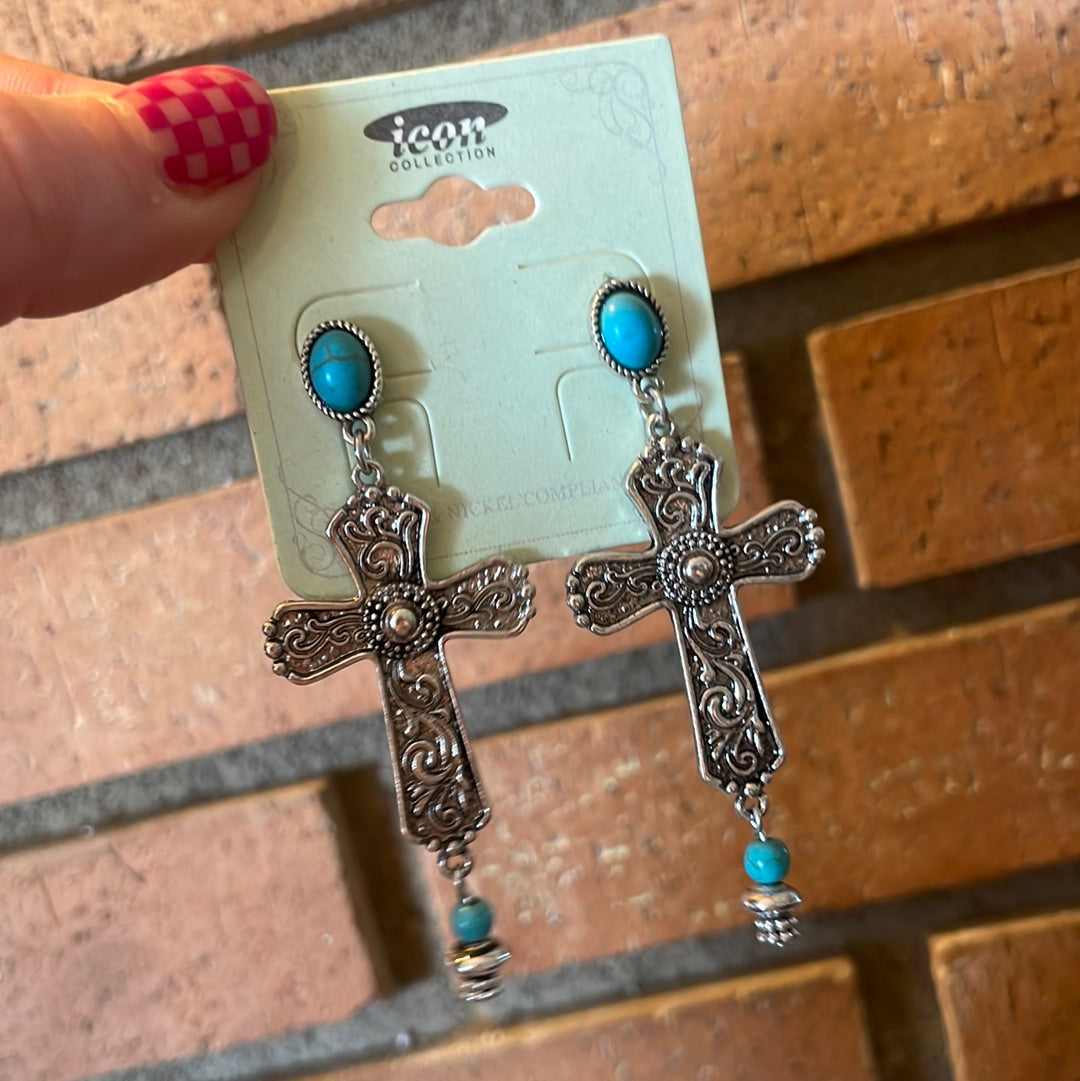 Turquoise Cross