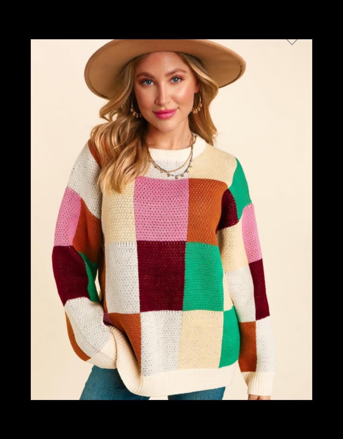 Color Block Sweater