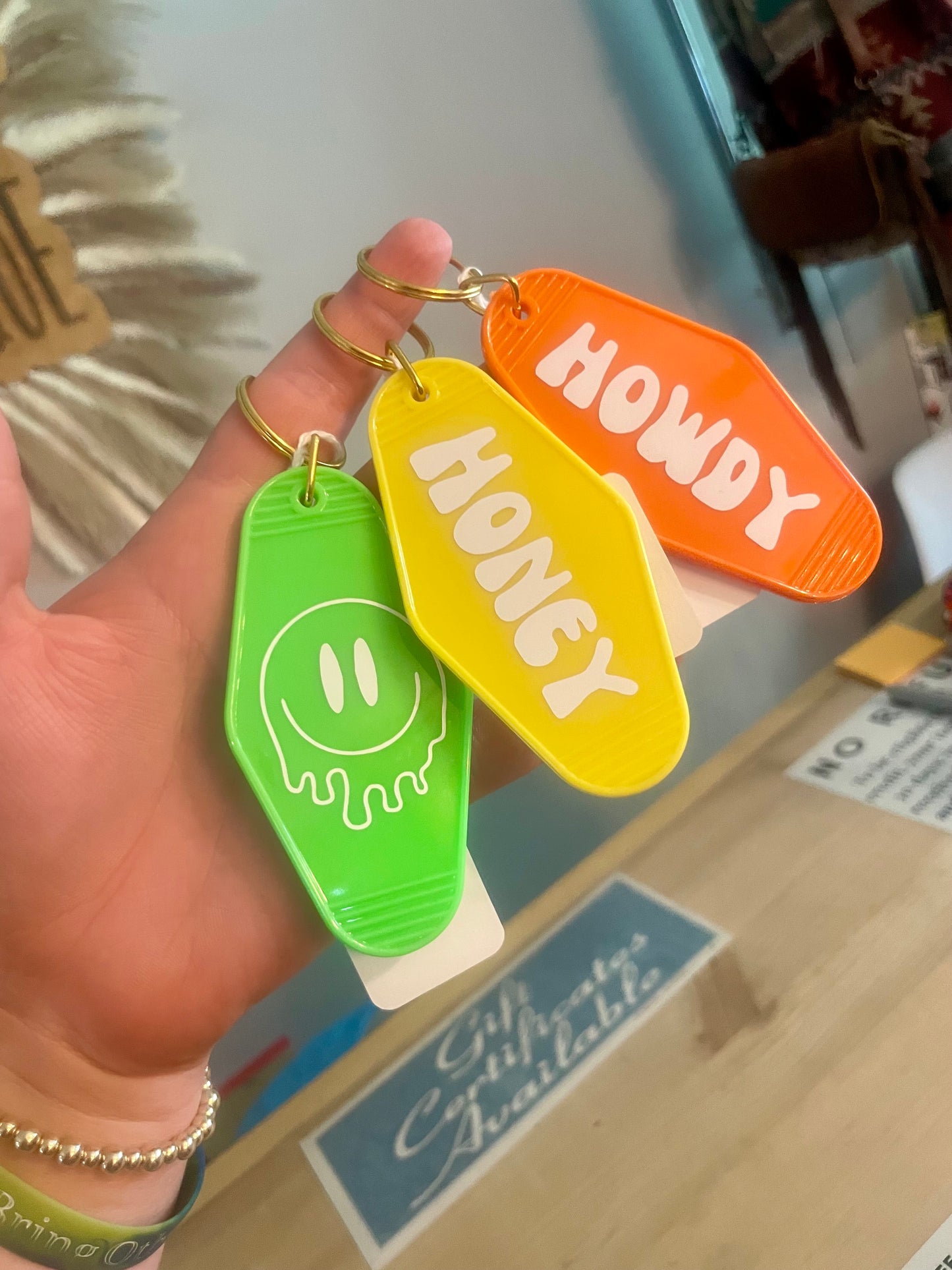 Motel Keychain