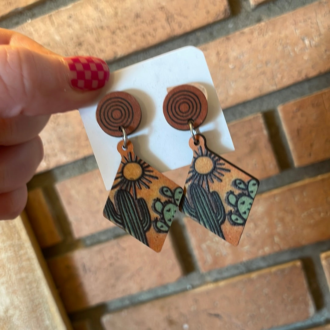 Cactus Earrings