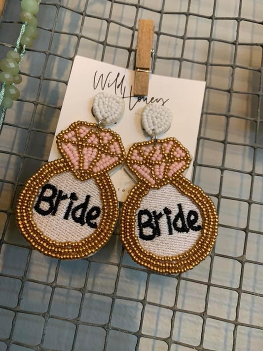 bride earrings