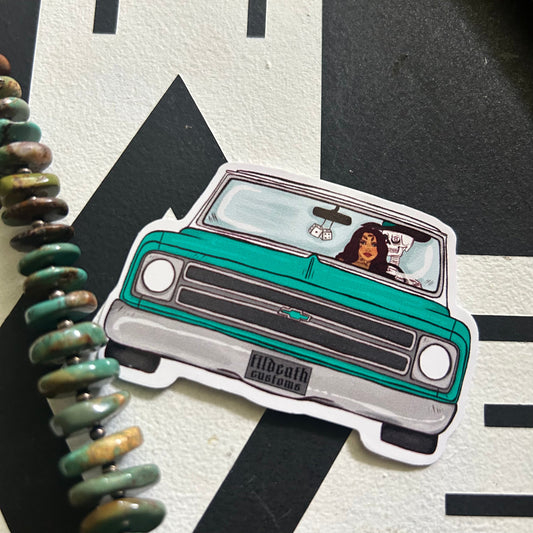 Til death customs Sticker