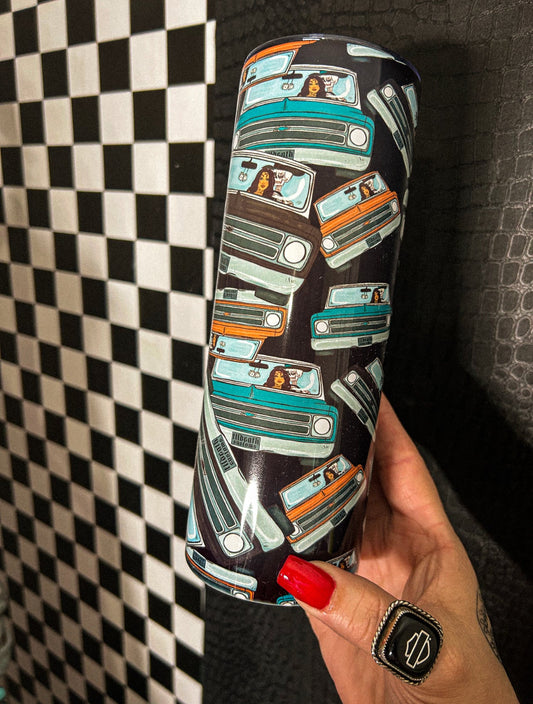 Til death Customs Tumbler