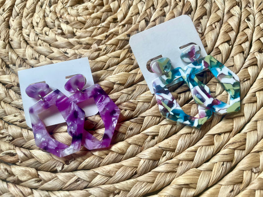 abstract earrings