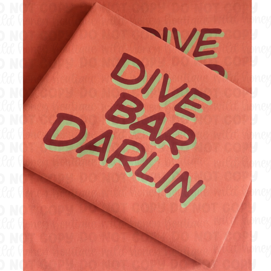 WHB original dive bar darlin tee