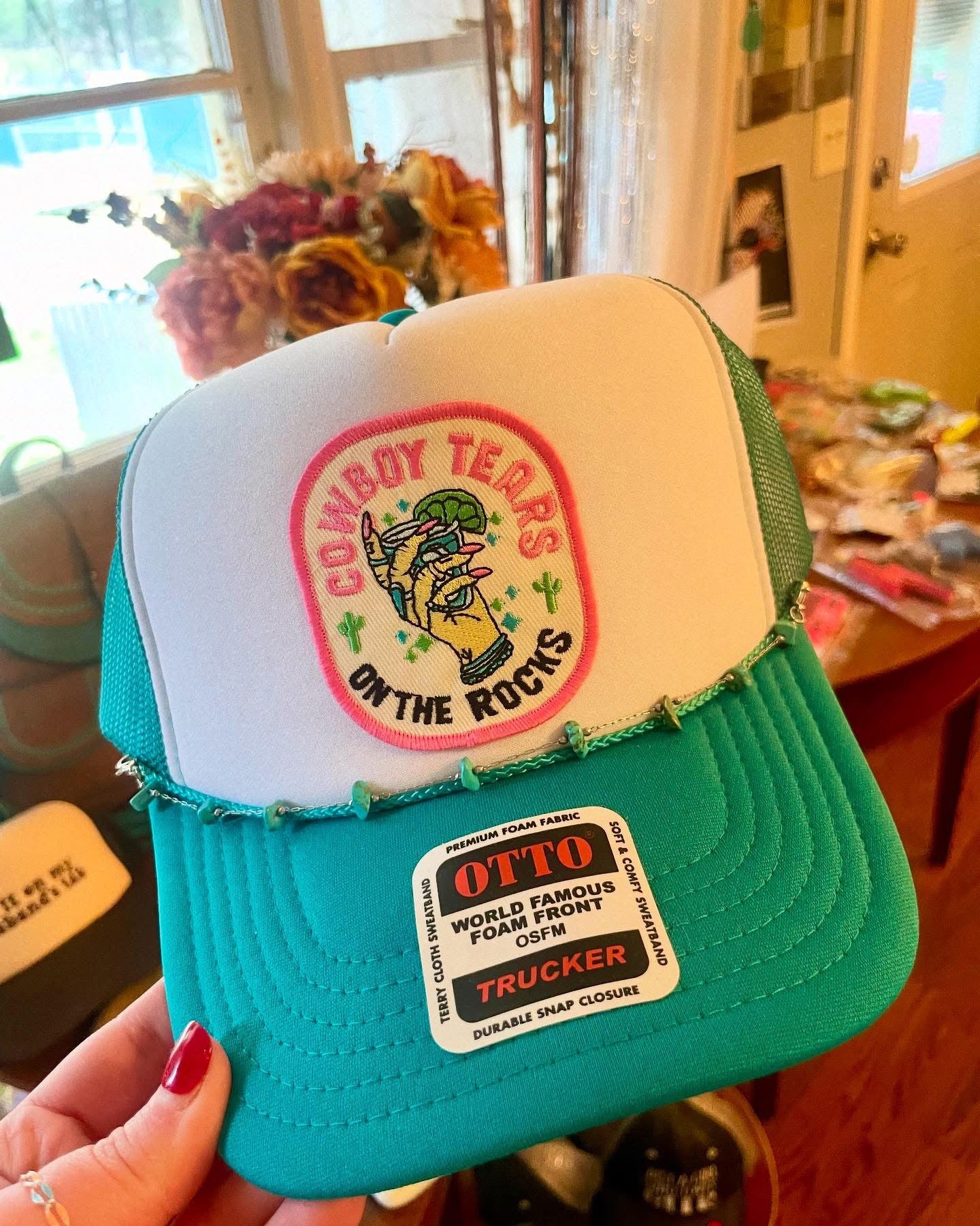 Cowboy tears trucker