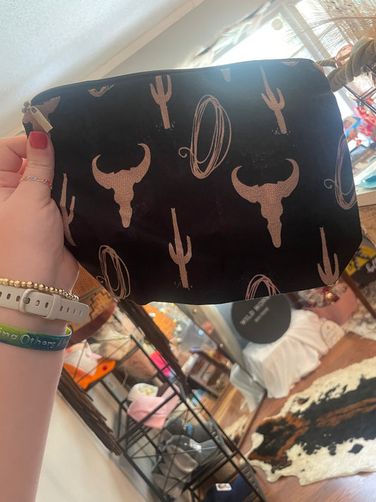 wranglin cosmetic bag