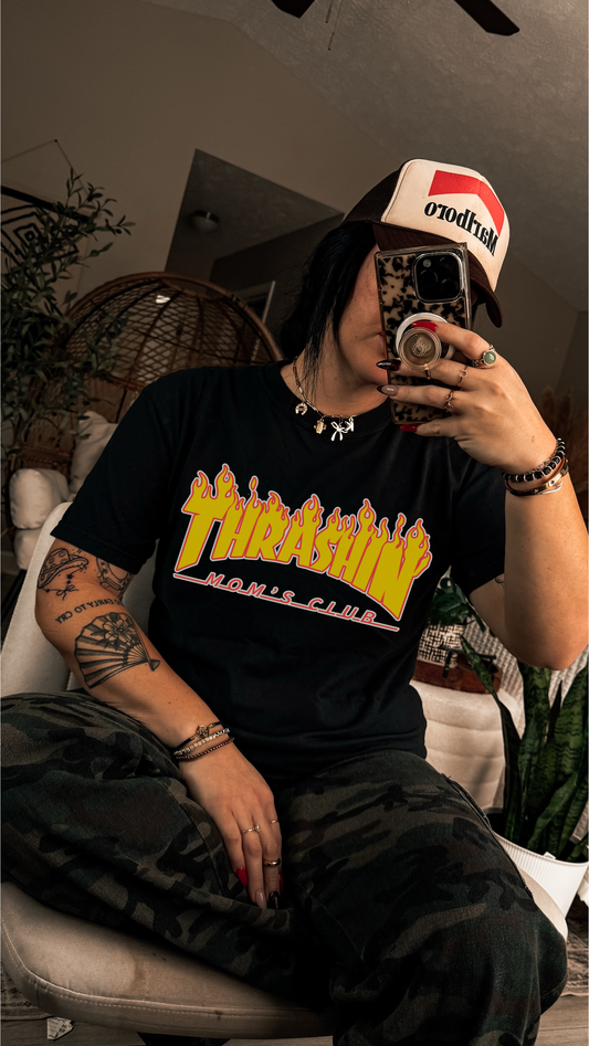 Thrashin' Moms Club tee