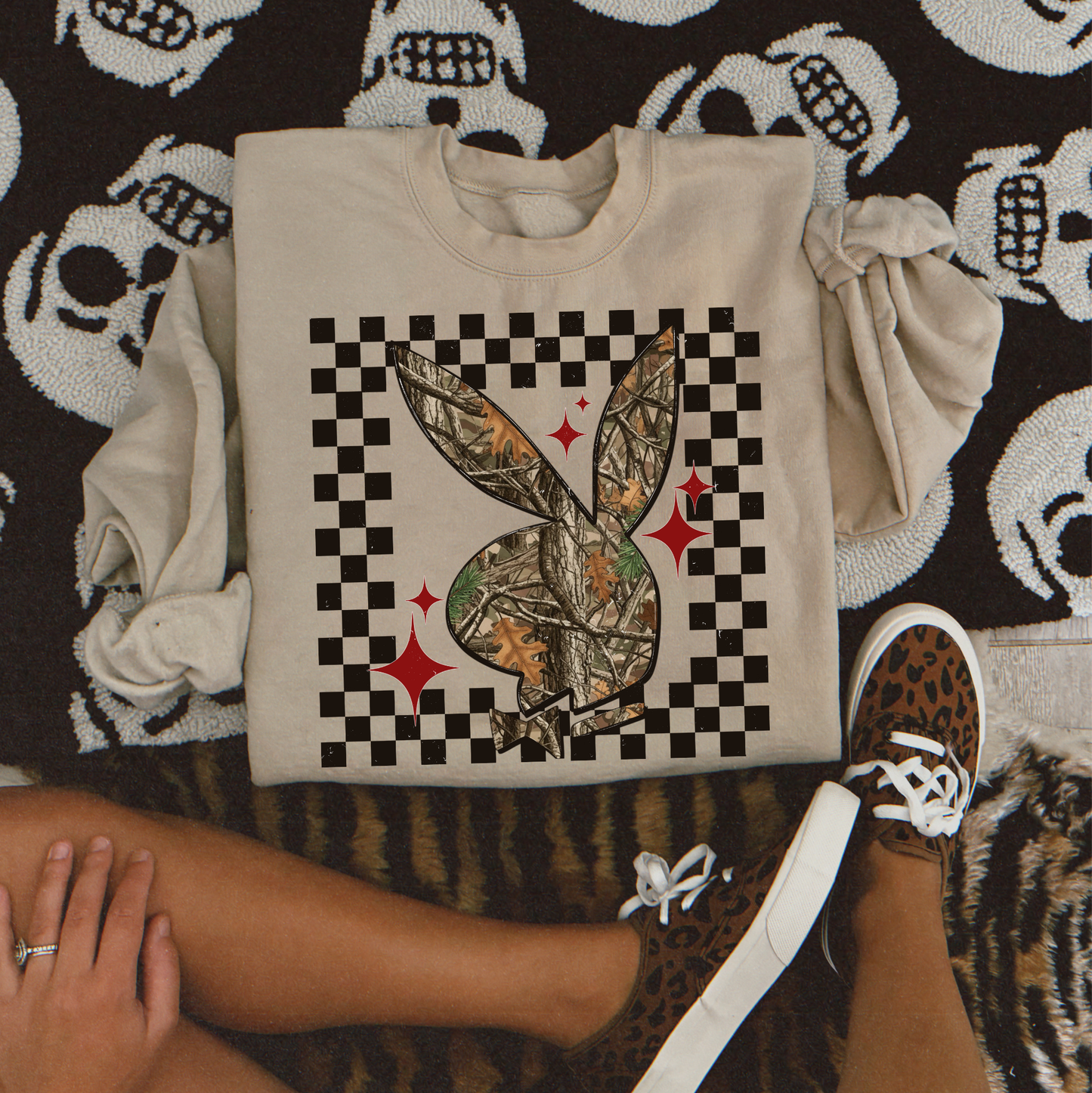Camo Bunny Crew