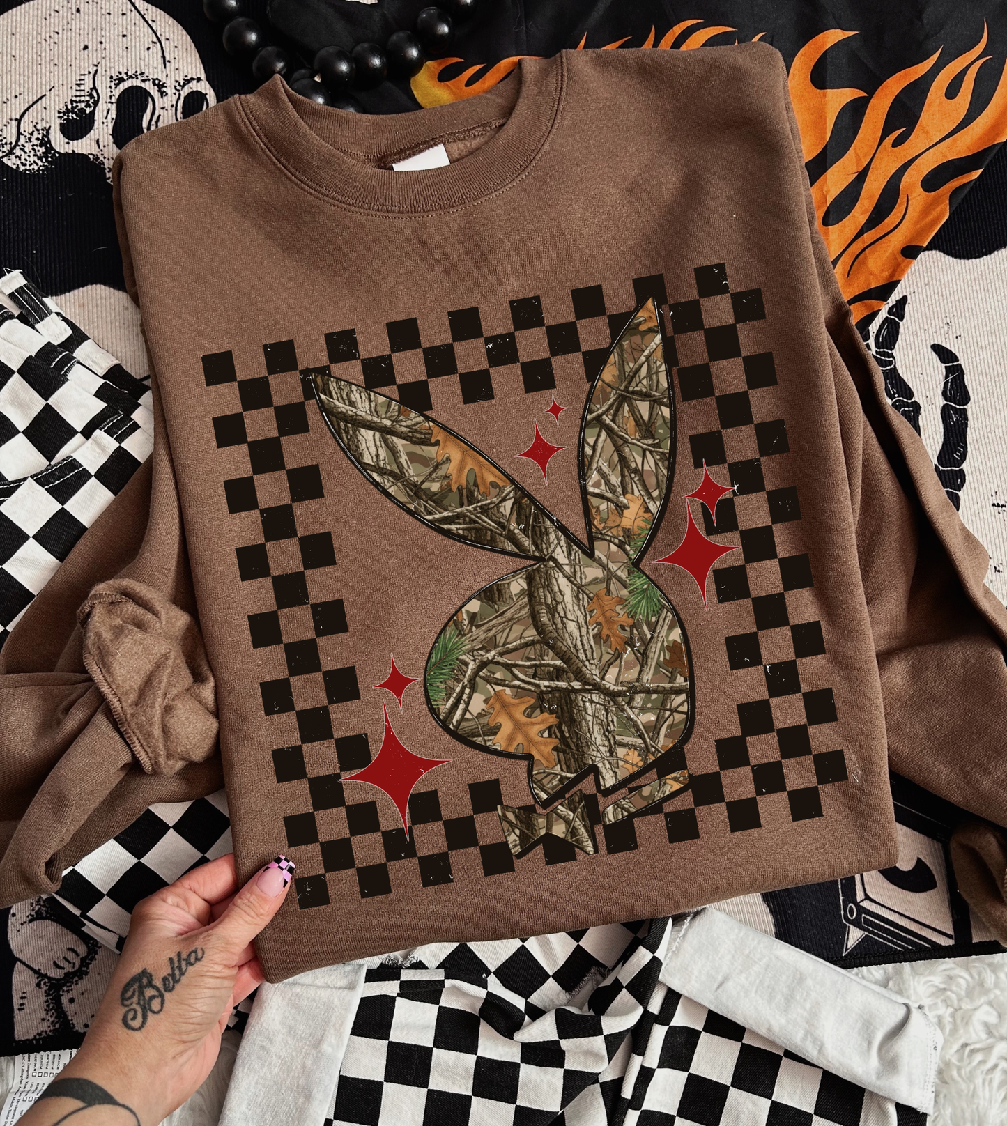 Camo Bunny Crew